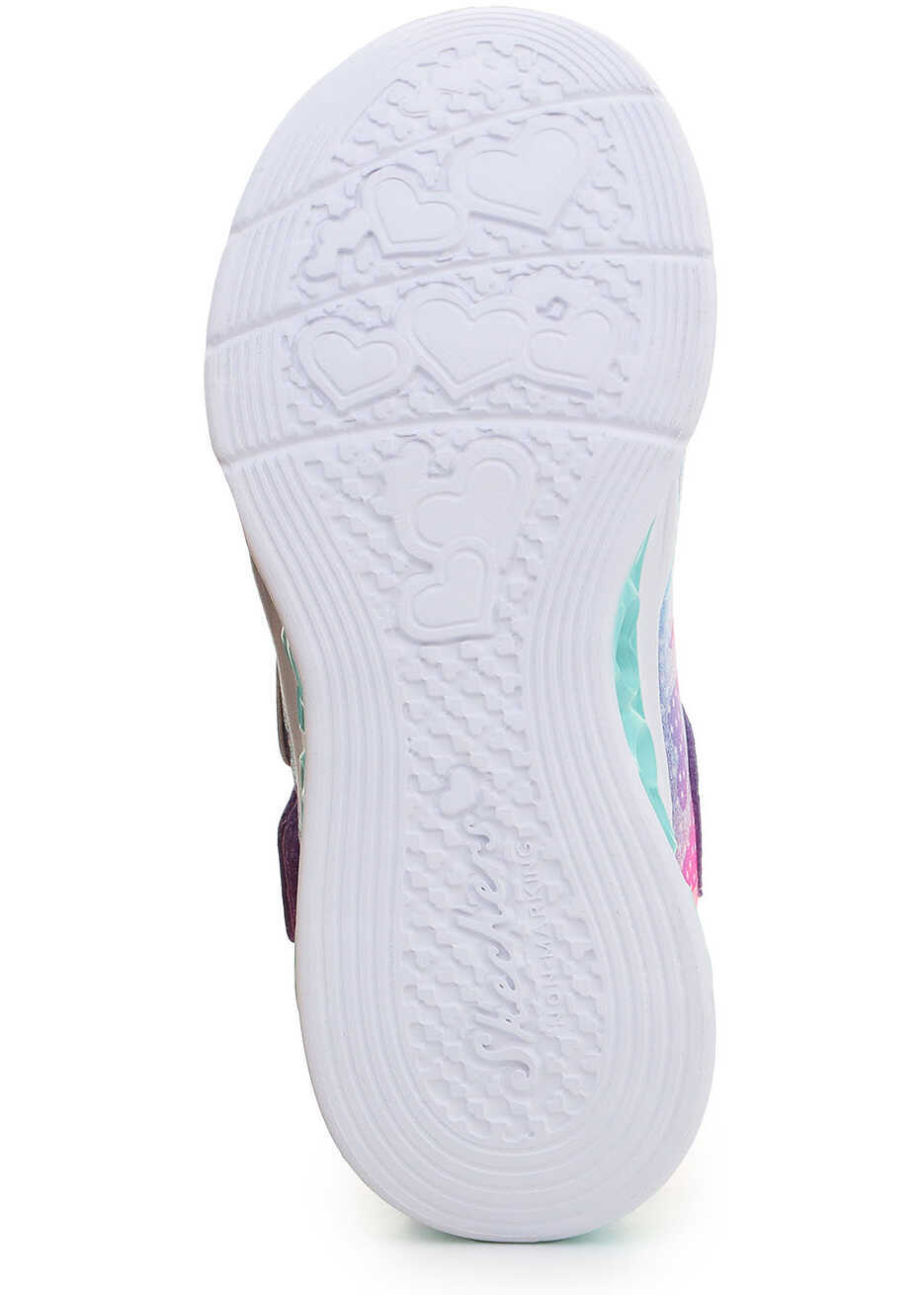Sneakers SKECHERS S Lights Flutter Heart Lights Pink/Multicolor Fete (BM 8869665) 7