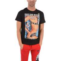 Tricouri Philipp Plein Platinum Cut Printed Tony Kelly Strass T-Shirt