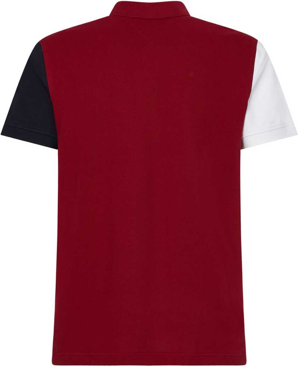 Tricouri Polo Tommy Hilfiger Branded Colorblock Regular Polo MW0MW220900KP Red Barbati (BM 8871285) 2
