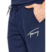 Pantaloni de trening pentru Barbati - Pantaloni de trening Tommy Hilfiger Signature Sweatpant DM0DM12439C87 Navy Barbati (BM 8872146) - B-mall.ro