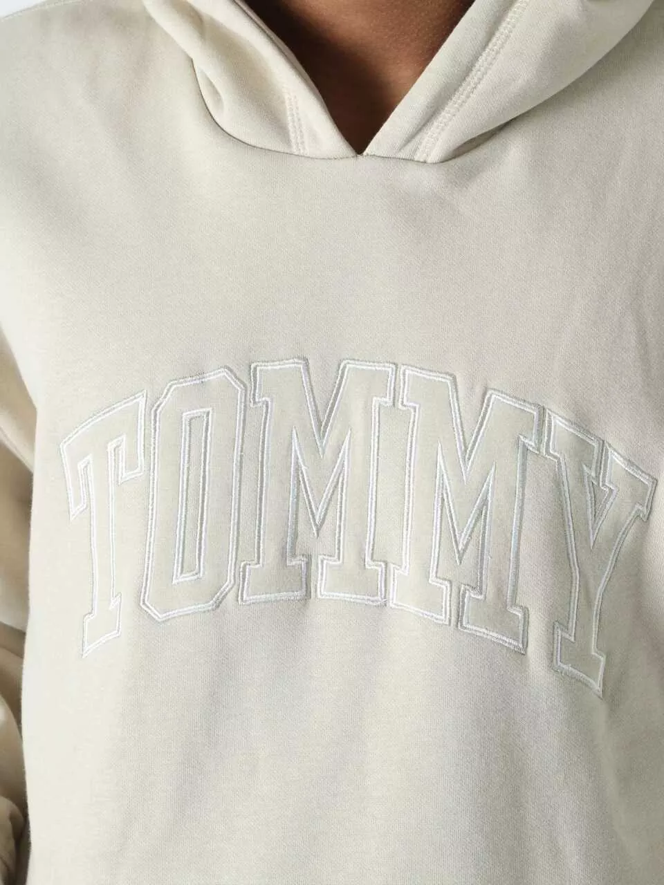 Hanorace Tommy Hilfiger College Wash Hoodie DM0DM12872ACM Beige Barbati (BM 8872155) 3