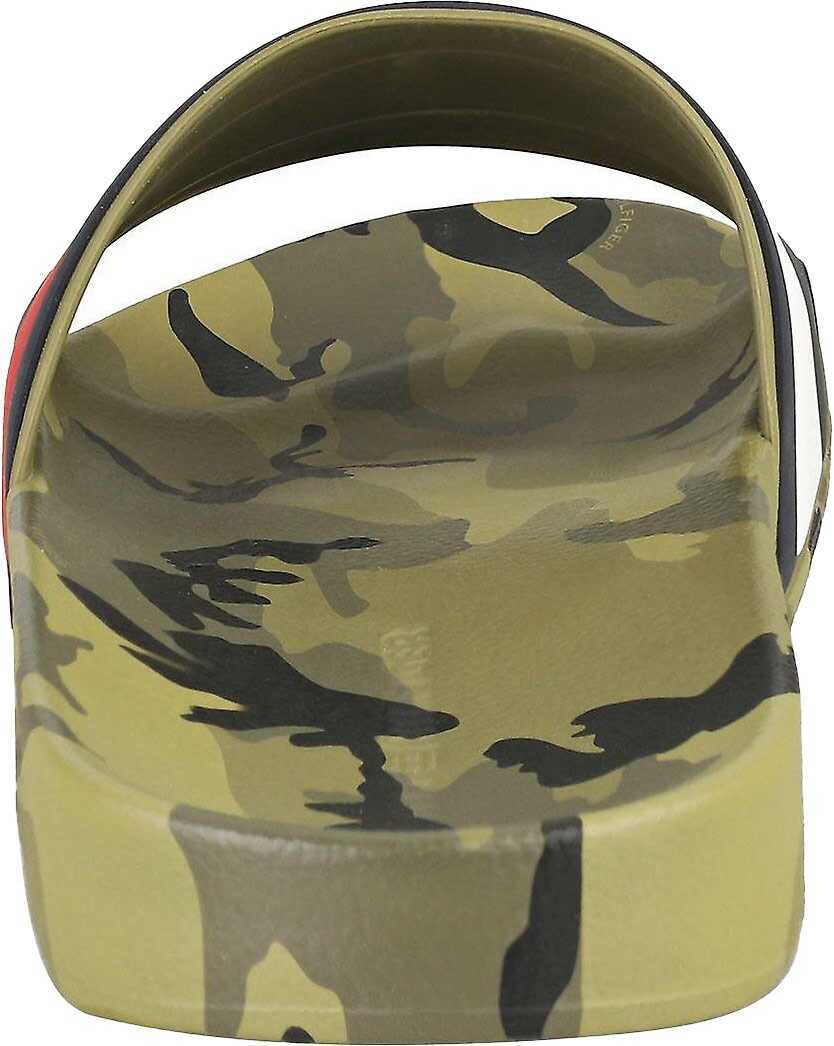Papuci Tommy Hilfiger Marco 9R1 FM0FM040800GZ Green Barbati (BM 8872200) 3