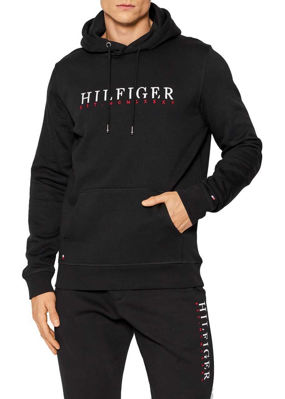 Hanorace Tommy Hilfiger Corp Graphic Hoodie MW0MW22204BDS Black Barbati (BM 8872236) 2