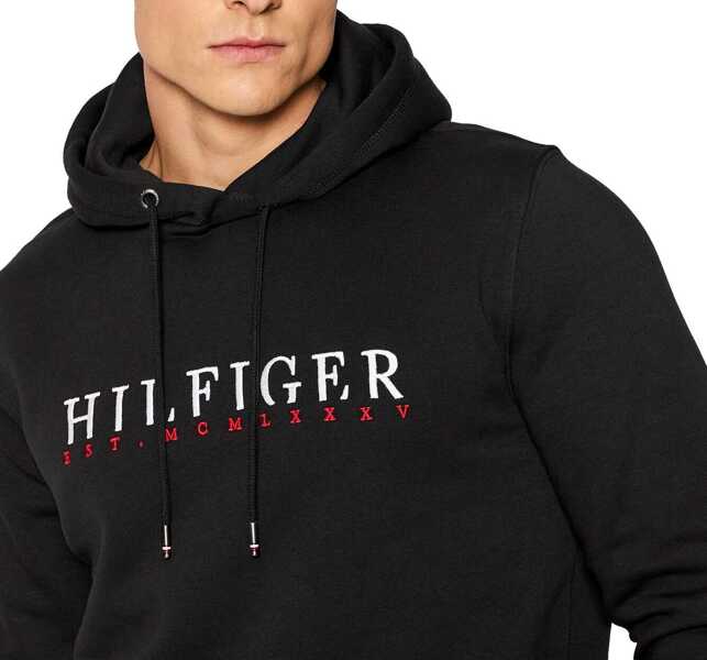 Hanorace Tommy Hilfiger Corp Graphic Hoodie MW0MW22204BDS Black Barbati (BM 8872236) 4