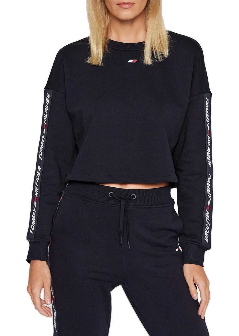 Bluze de trening Tommy Hilfiger Regular Tape Sweatshirt S10S1012320GY Navy Femei (BM 8872527) 2