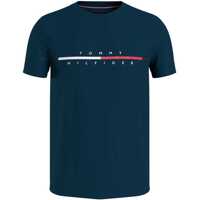 Tricouri Tommy Hilfiger Corp Split Logo Tee MW0MW22128DBM