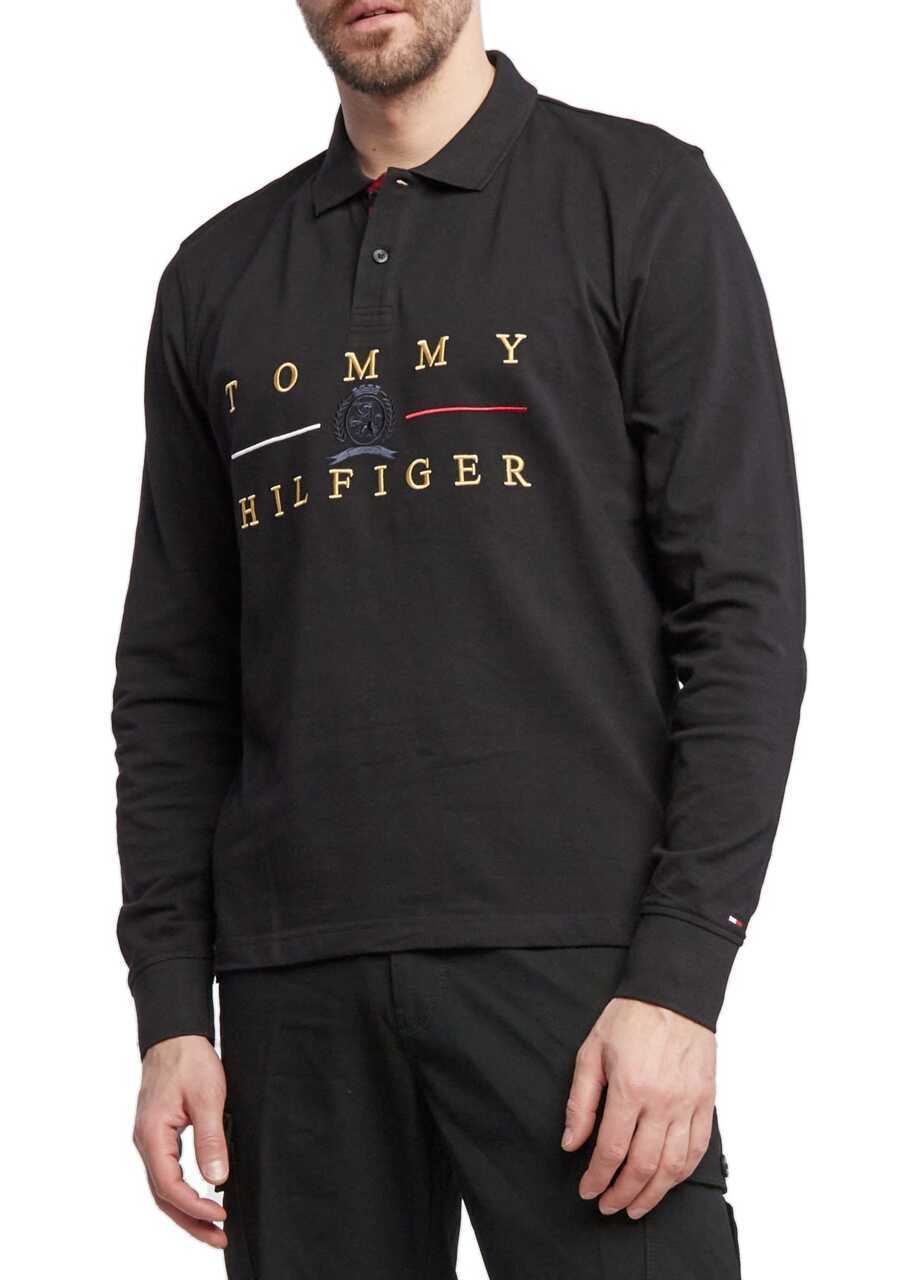 Bluze Tommy Hilfiger Icon Ls Regular Polo MW0MW22507BDS Black Barbati (BM 8872839) 2