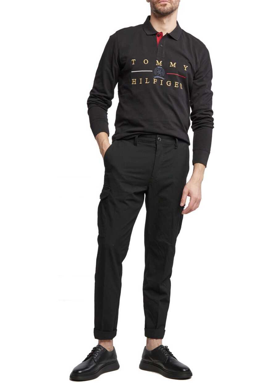 Bluze Tommy Hilfiger Icon Ls Regular Polo MW0MW22507BDS Black Barbati (BM 8872839) 3