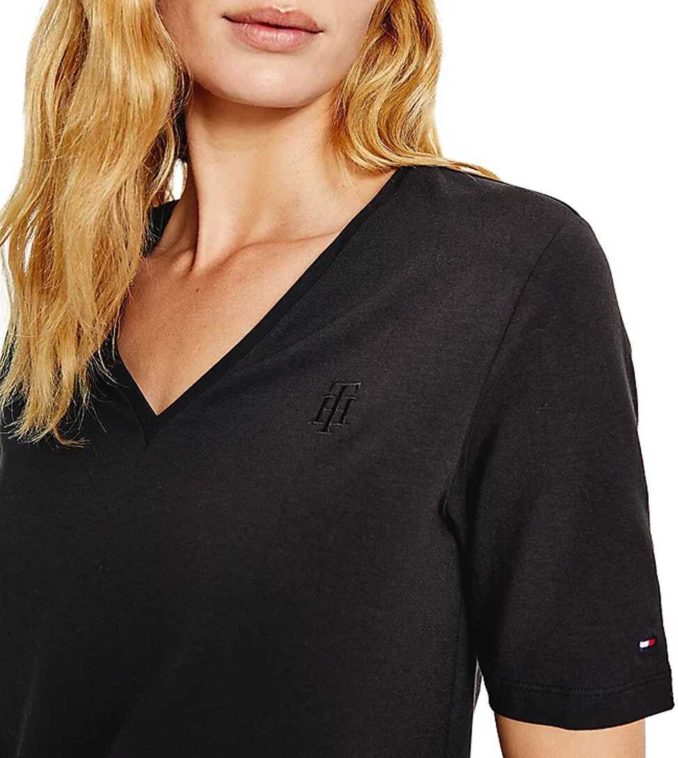 Tricouri Tommy Hilfiger Tricou dama relaxed fit, negru Black Femei (BM 8872848) 2