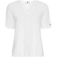 Tricouri Relaxed V-Neck Top WW0WW32542YBL Femei