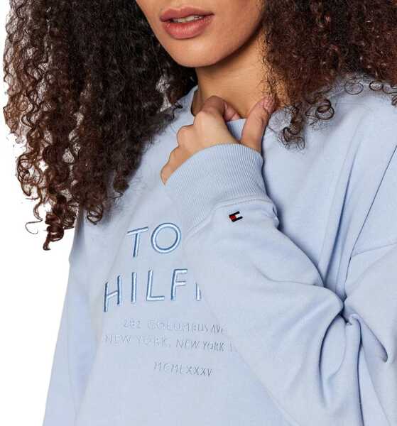 Bluze de trening Tommy Hilfiger Relaxed Sweatshirt LS WW0WW34270C1O Blue Femei (BM 8872887) 4