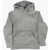 Nike Air Jordan Solid Color Hooded Sweatshirt Gray