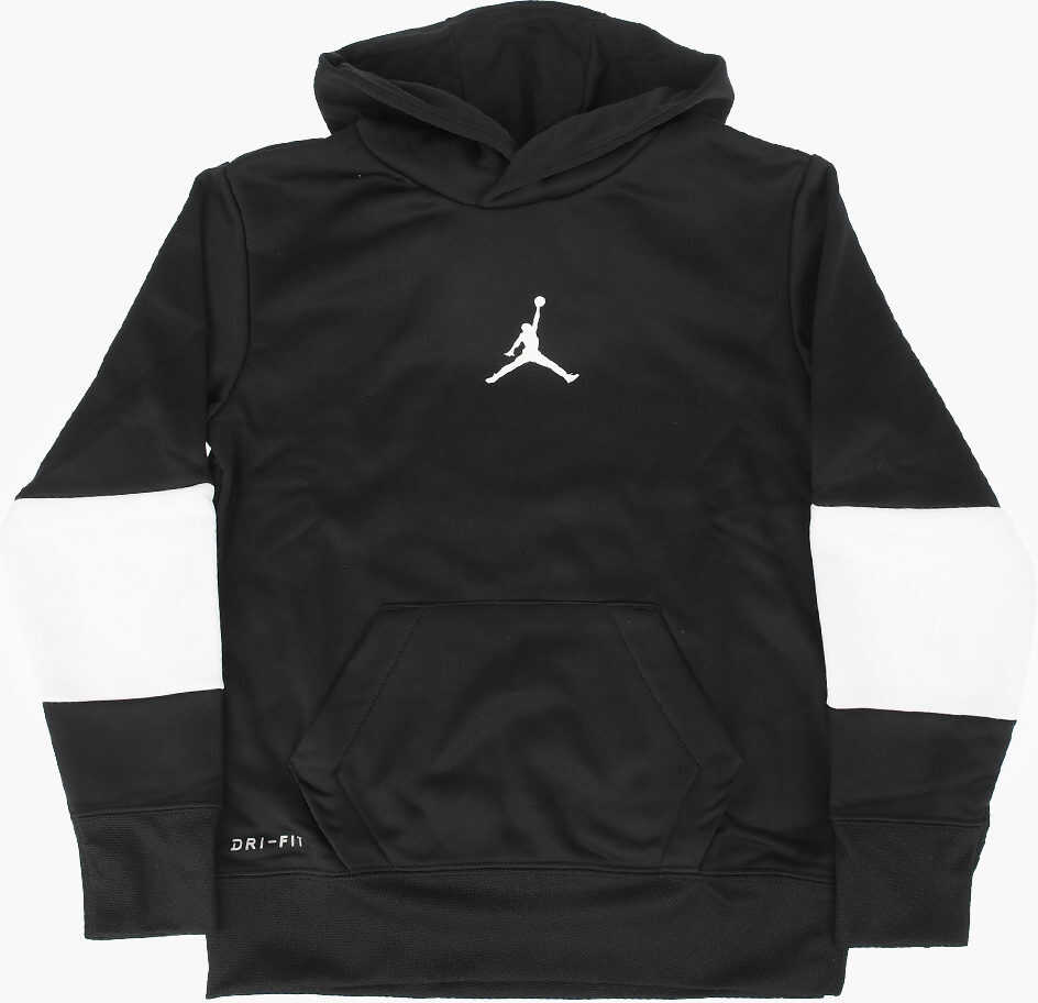 Nike Air Jordan Est.1985 Hooded Therma Sweatshirt With Maxi Patch Black
