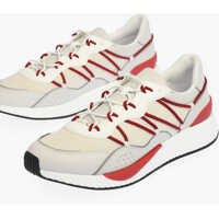 Sneakers Ermenegildo Zegna Zzegna Leather And Fabric Piuma Sneakers