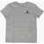 Nike Air Jordan Solid Color Jumpman Air Emb T-Shirt Gray