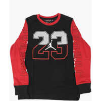 Bluze Air Jordan Long Sleeve 23 Split Speckle Ls T-Shirt With Prin Baieti