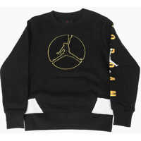 Bluze de trening Air Jordan Sweatshirt Crew-Neck Jumpman With Golden Logo And Baieti