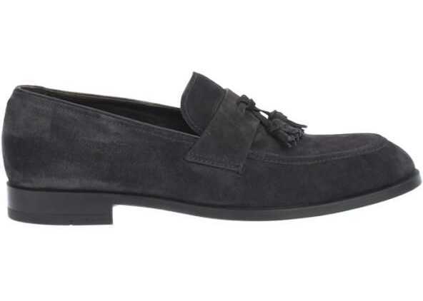 Mocasini Ermenegildo Zegna Ez Tailoring Suede Leather Siena Tassle Loafers Blue Barbati (BM 8876418) 3