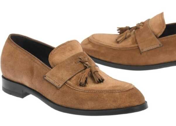 Ermenegildo Zegna Ez Tailoring Suede Leather Siena Flex Tassle Loafers Brown b-mall.ro