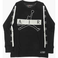 Bluze Air Jordan Logo-Printed Long Sleeve Jumpman T-Shirt Baieti