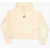 Nike Air Jordan Solid Color Essentials Boxy Sweatshirt With Hood White