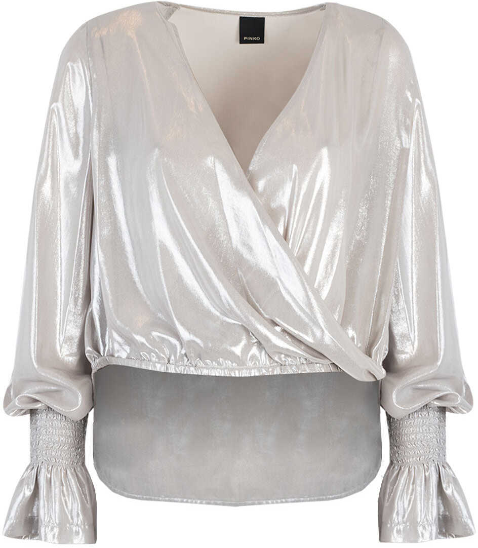 Tricouri Pinko 1G16DZ Szary Femei (BM 8877570) 2