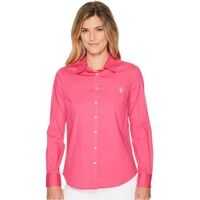Camasi Sport Solid Single Pocket Long Sleeve Shirt Femei