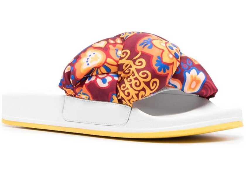 Papuci La DoubleJ Braid Slide Sandals WHITE Femei (BM 8879682) 2