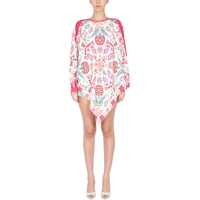 Trenciuri Floral Pattern Cape Femei