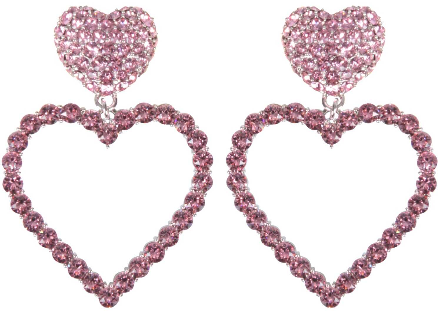 Moschino Heart Earrings PINK image6