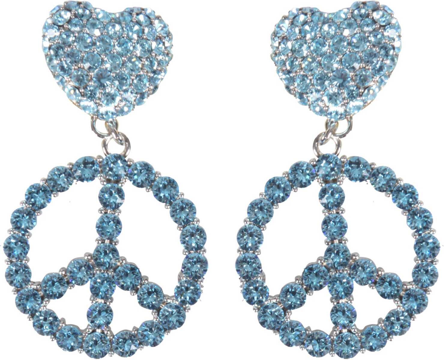 Moschino Peace Earrings AZURE image13