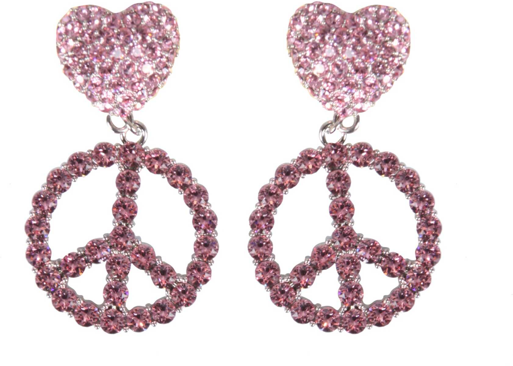 Moschino Peace Earrings PINK image12