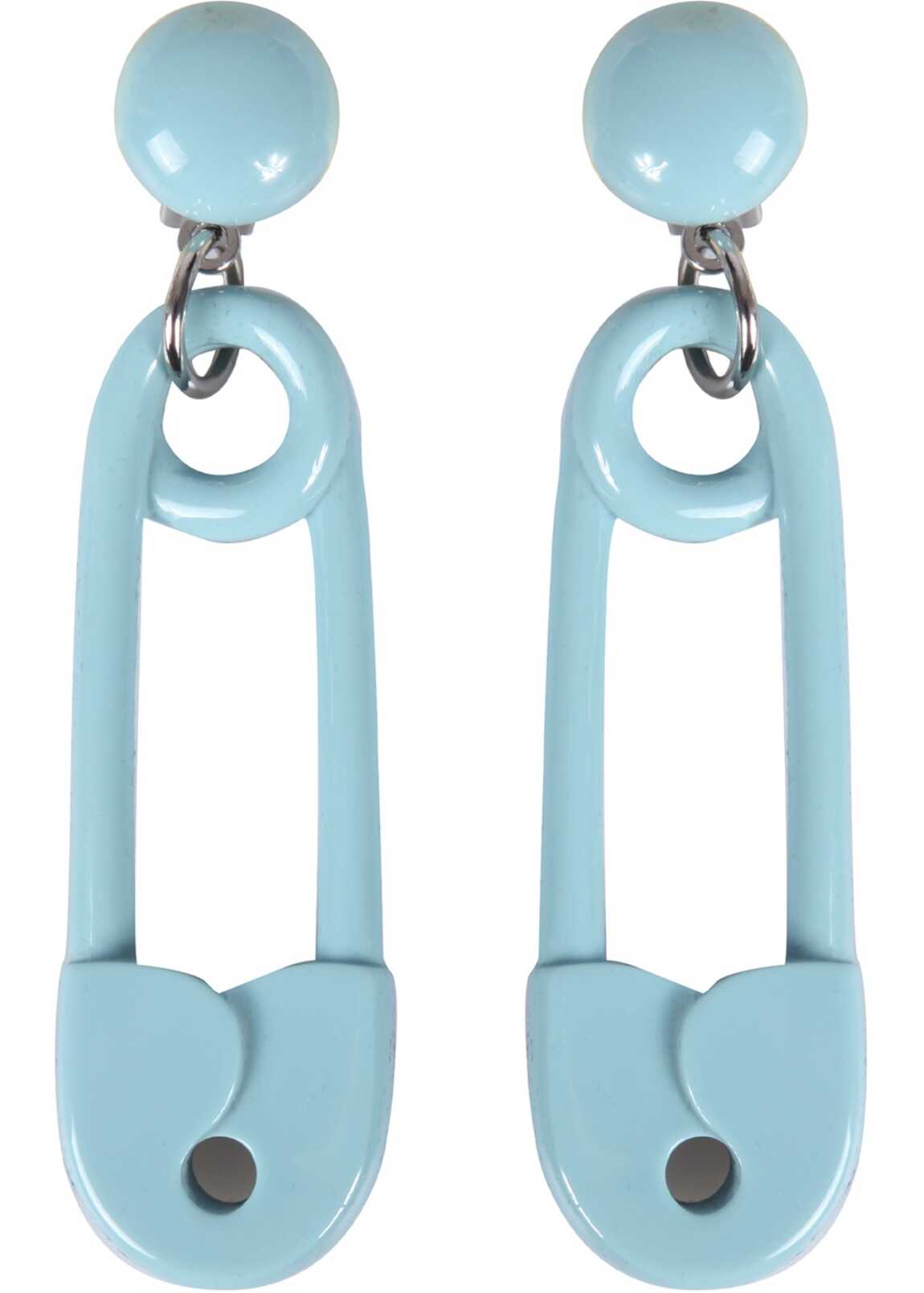 Moschino Safety Pins Dangle Earrings AZURE image14