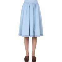 Fuste casual Chambray Skirt Femei