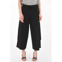 Pantaloni office Knitted Cropped Fit Pants Femei