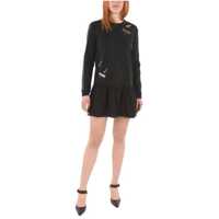 Rochii scurte Tulle Detail Jersey Dress Femei