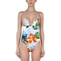 Costume de baie intregi Printed One Piece Swimsuit Femei