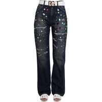 Blugi skinny Rhinestones Jeans Femei