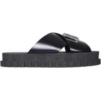 Sandale Brushed Leather Crisscross Slipper Barbati