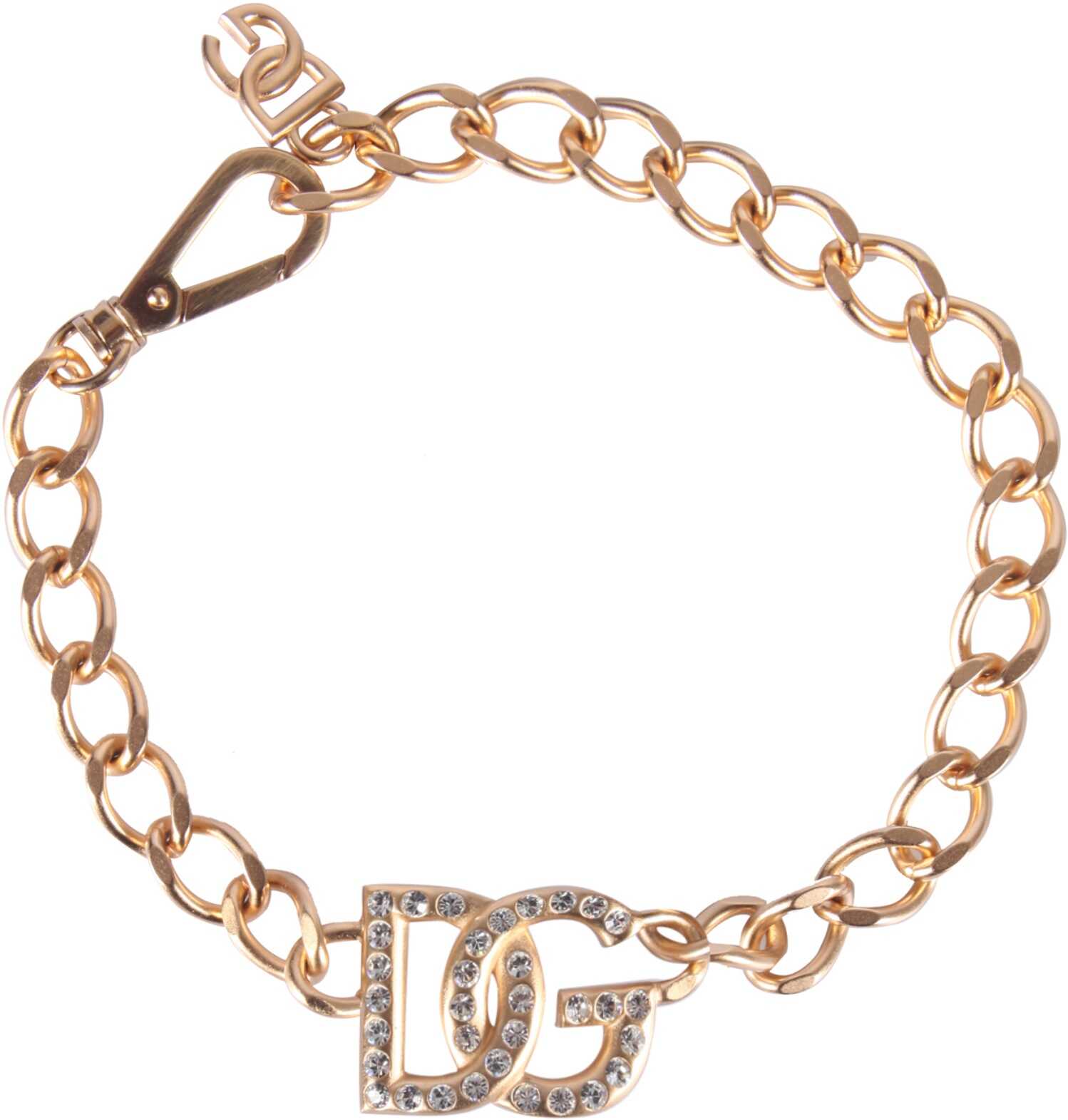 Dolce & Gabbana Chain Chocker With Dg Logo GOLD image
