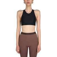 Bluze Logo Print Crop Top Femei