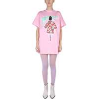 Rochii casual Double Fashion Sketch T-Shirt Dress Femei