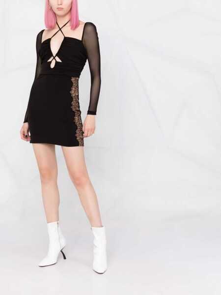 Rochii casual Self-Portrait Lace Dress BLACK Femei (BM 8882490) 2