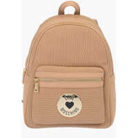 Rucsacuri Love Perforated Faux Leather Backpack With Front Pocket Femei
