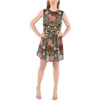 Rochii scurte Cut-Out Detail Embroidered Shift Dress Femei