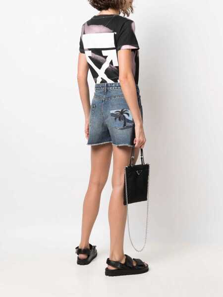 Pantaloni scurti Palm Angels Denim Shorts DENIM Femei (BM 8885418) 2