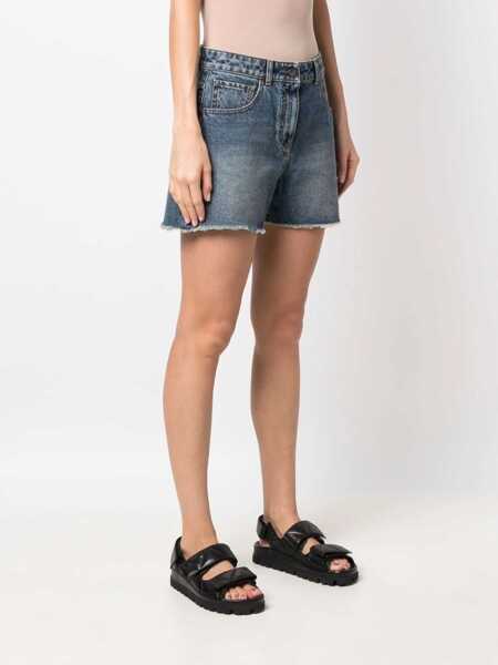 Pantaloni scurti Palm Angels Denim Shorts DENIM Femei (BM 8885418) 4