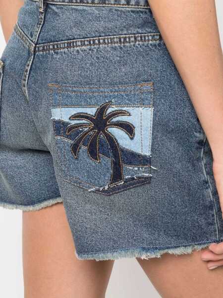 Pantaloni scurti Palm Angels Denim Shorts DENIM Femei (BM 8885418) 5