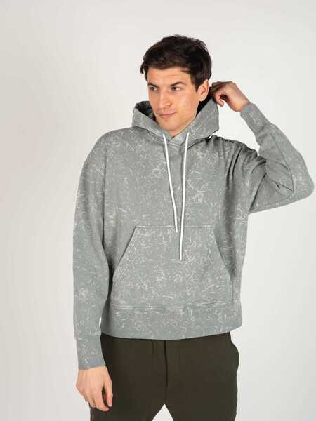 Hanorace MSGM Tie-Dye 3040MM92 Szary Barbati (BM 8887914) 3