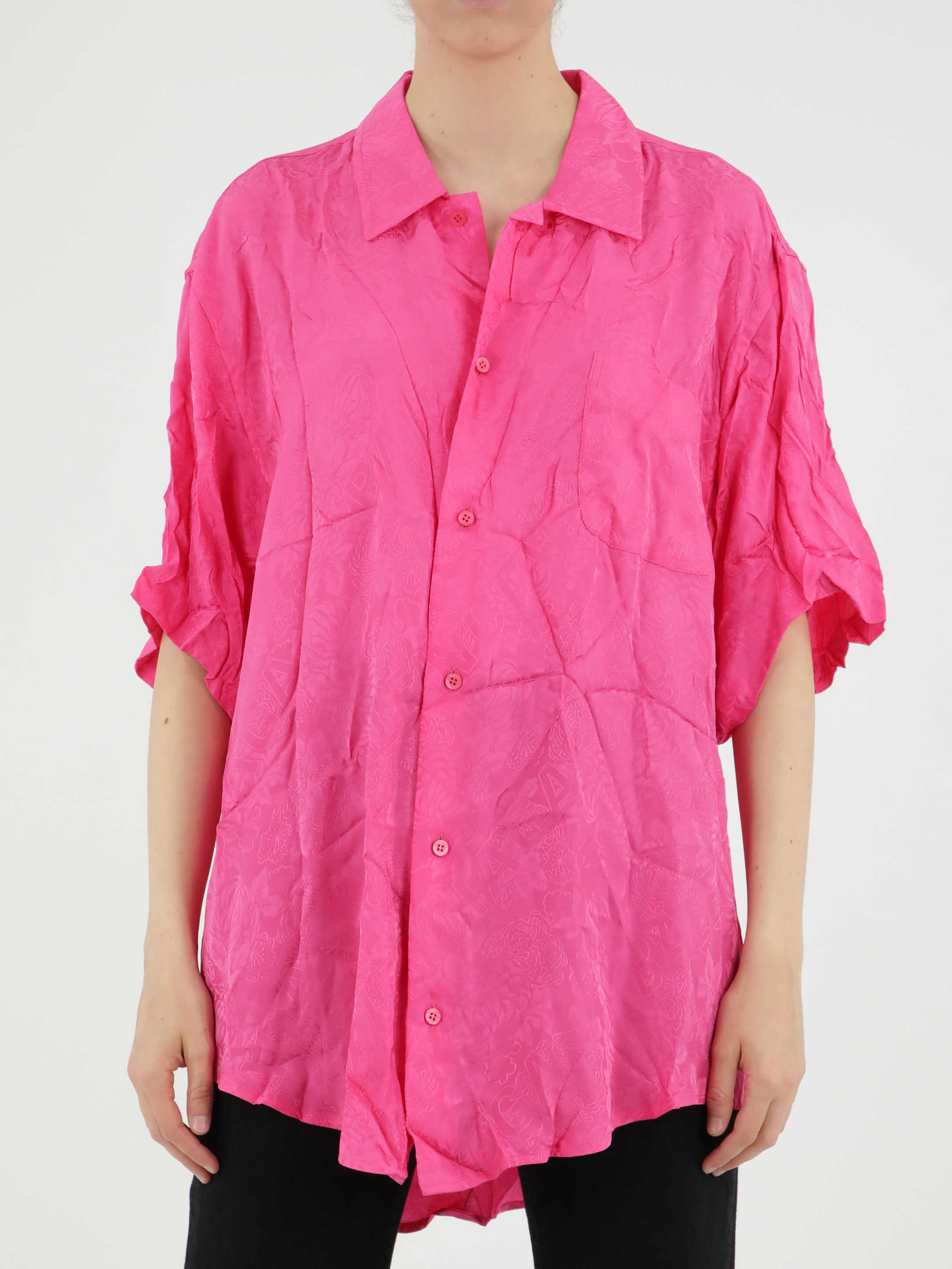 Balenciaga Jacquard Shirt Pink image0
